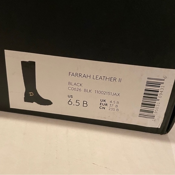 NWOT COACH FARRAH KNEE HIGH BOOTS SIZE 6.5 - Picture 7 of 7